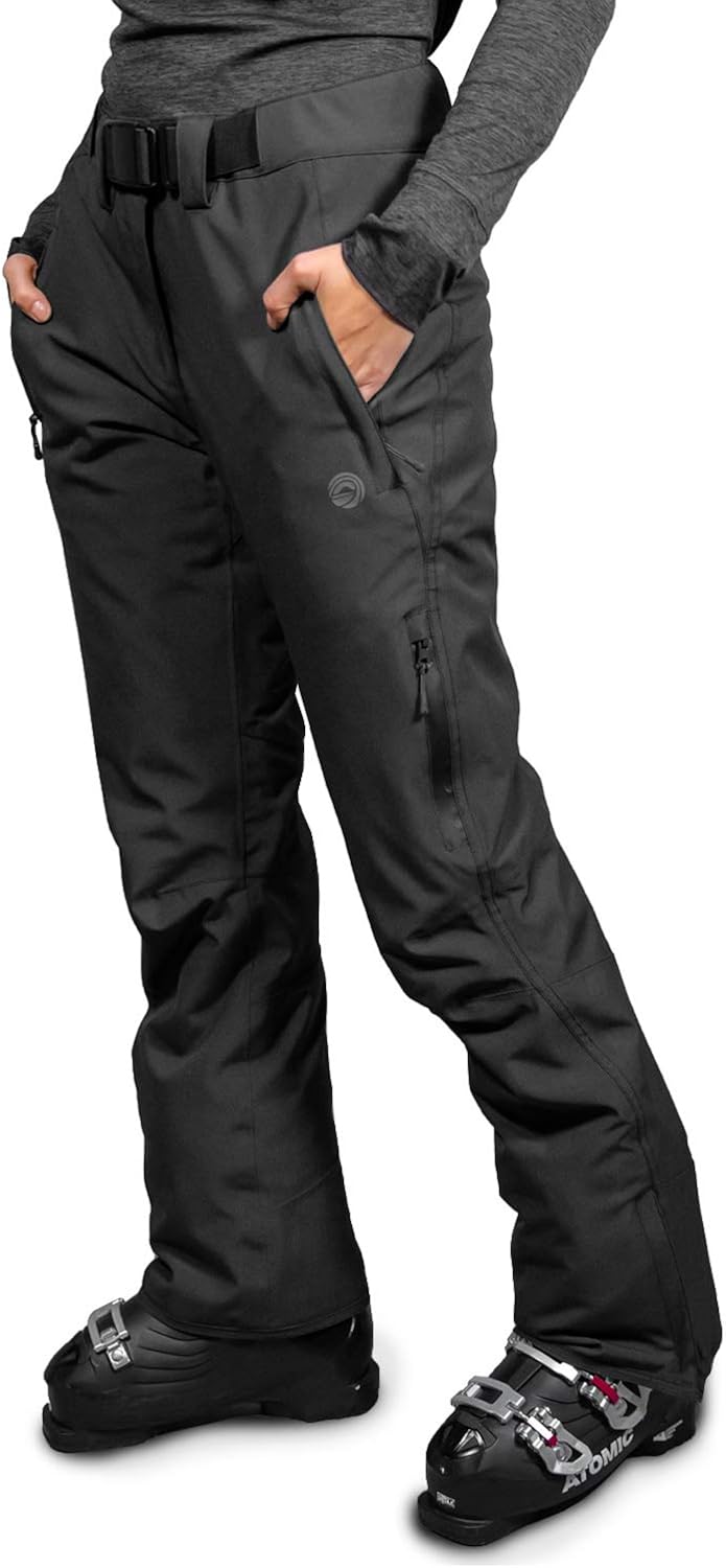 Wildhorn Kessler Womens Ski Pants - Designed in USA - Insulated Waterproof Windproof Snow Pants: Clothing