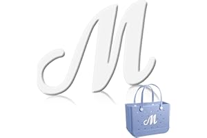 Alixumiss Decorative Lettering Charms for Bogg Bag, Alphabet Lettering Accessories, Decorative Bogg Bag Charms Insert Alphabet Lettering, Alphabet 3D Letters for Personalizing Handbag DIY