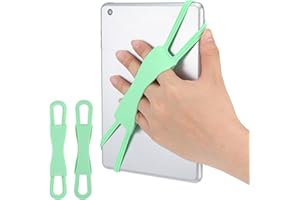COMNICO 2 PCS Comfortable Hand Strap for Tablets One-Handed Grip Secure and Lightweight Grip Holder High-Elasticity Versatile Hand Strap for 4.7-8" Tablet