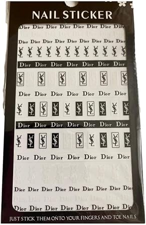 Amazon ネイリータウン ３ｄネイルステッカーシール 貼るだけ簡単ネイルシール ロゴネイル ブランドロゴネイルシール レジン Br 03 ノーブランド品 シール ステッカー 通販