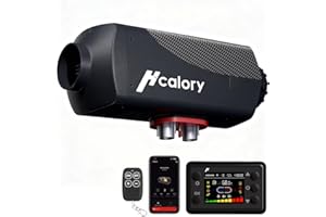 HCALORY 8KW Diesel Heater, 10L HBU1S Parking Diesel Air Heater Fast Heating12/24V with Bluetooth App Control, Automatic Start and Stop, Altitude Mode, Multiple Timed Settings for RV Garage 2025 Upgraded