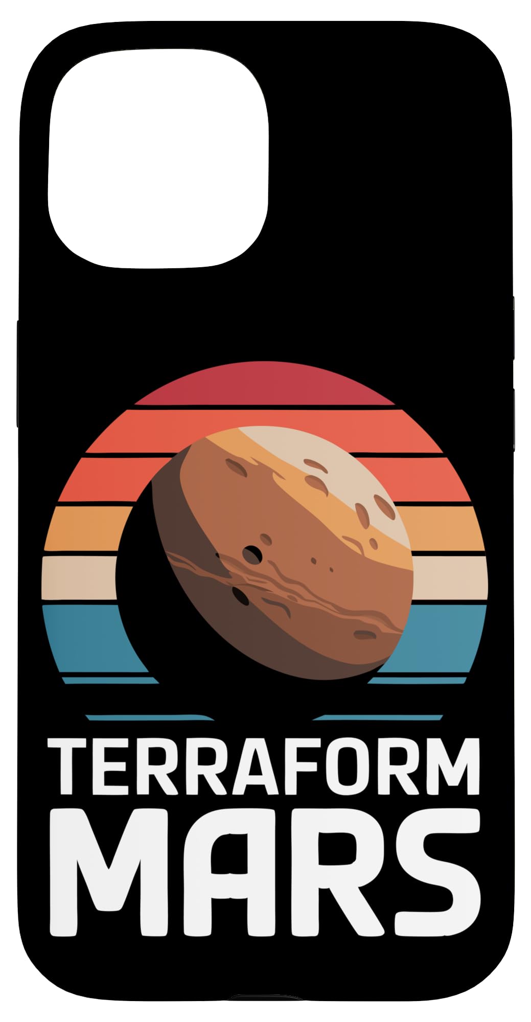 iPhone 15 Mars Terraform Mars Solar System Planet Case