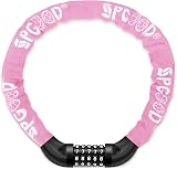 SPGOOD 830mm Bicycle Lock 5-Digit Resettable Code Chain 14 Colors