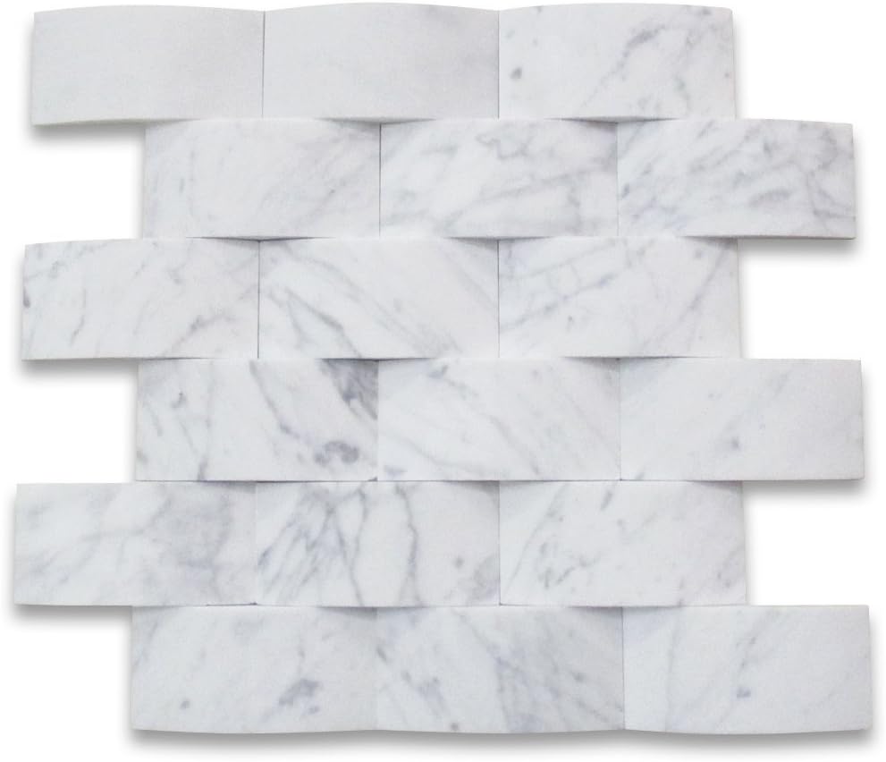 Stone Center Online Carrara White Italian Carrera Marble 3d Pillow