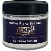 KOSHER CERTIFIED Flake Sea Salt - EXTRA LARGE Flake - Finishing Salt - 2oz