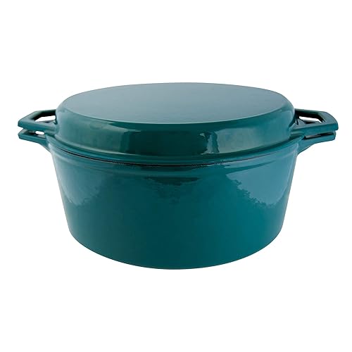 Taste of Home® 7-quart Enameled Cast Iron Dutch Oven with Grill - Main Image