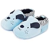 COSANKIM Infant Baby Boys Girls Slipper Soft Sole Non Skid Sneaker Moccasins Toddler First Walker Cirb House Shoes