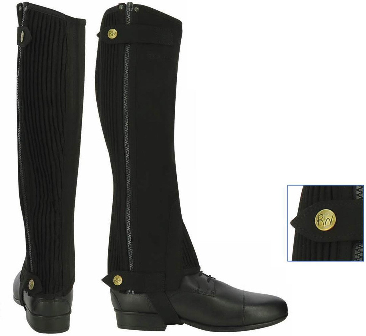 Ekkia Riding World Amara Half Chaps – Kids, brown, 12 Jahre