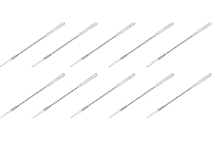 EISCO 10Pk Semi-Micro Spatulas, 7.9" - Stainless Steel, Polished - Dual Blade, Rounded End & Tapered End - Eisco Labs