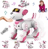 VATOS Remote Control Robot Dog Toy for Kids 17 Functions Dancing Walking view 1
