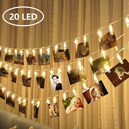 Polaroids Indoor Led Fairy String Lights For Christmas Party