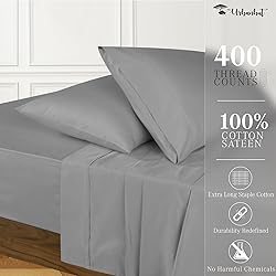 URBANHUT 100% Cotton King Size Bed Sheets