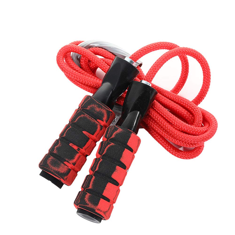 KIPETTO Jump Rope Eva Comfort Handle Adjustable Fitness Skipping Rope for Adult Children Indoor Exercise, Keeping Fit, Training, Weight Loss