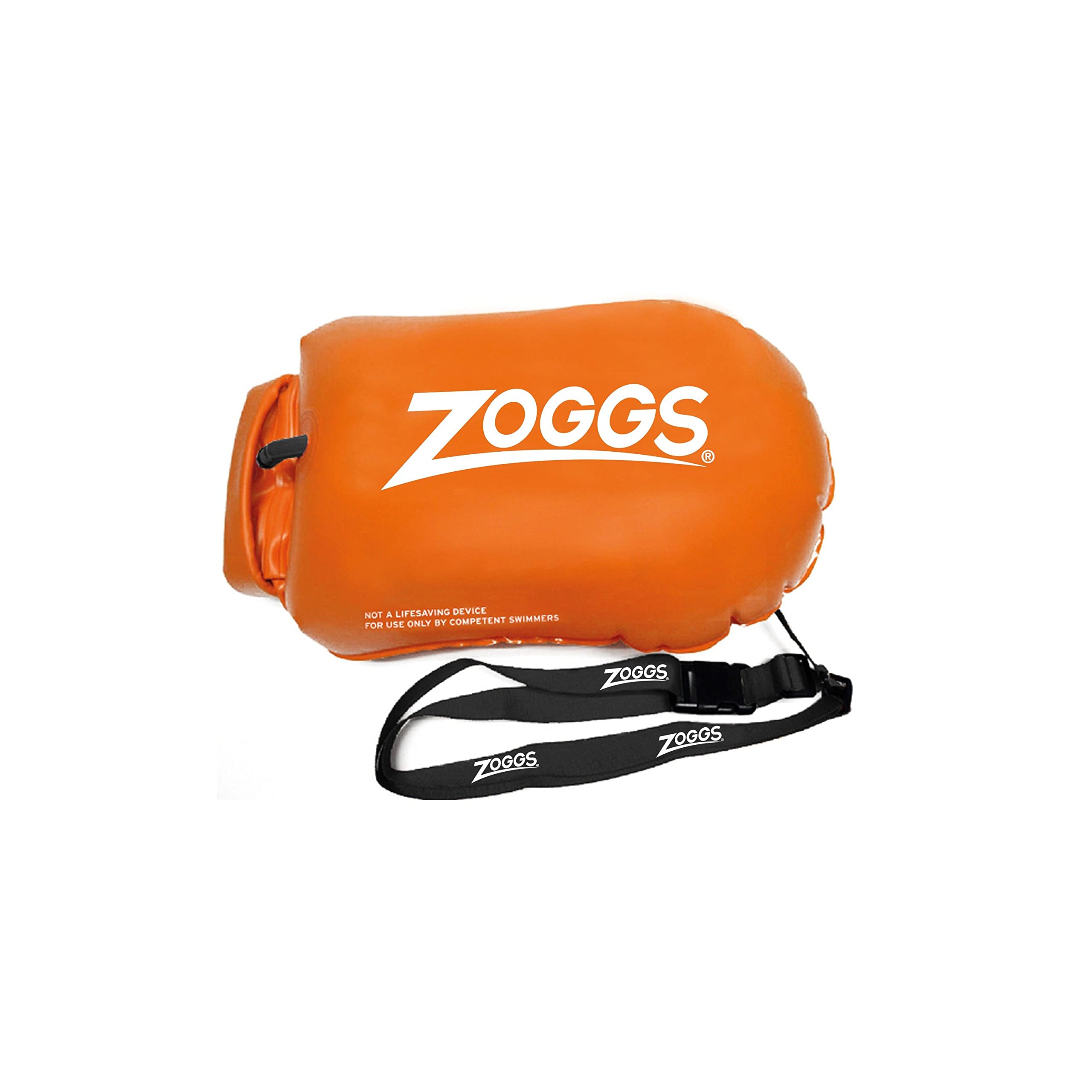 Zoggs Tow Float, Highly Visible Swim Buoy with Dry Bag Chamber, Safety Buoy for Open Water Swimmers, Triathletes, Snorkeling, Safe Swim Training