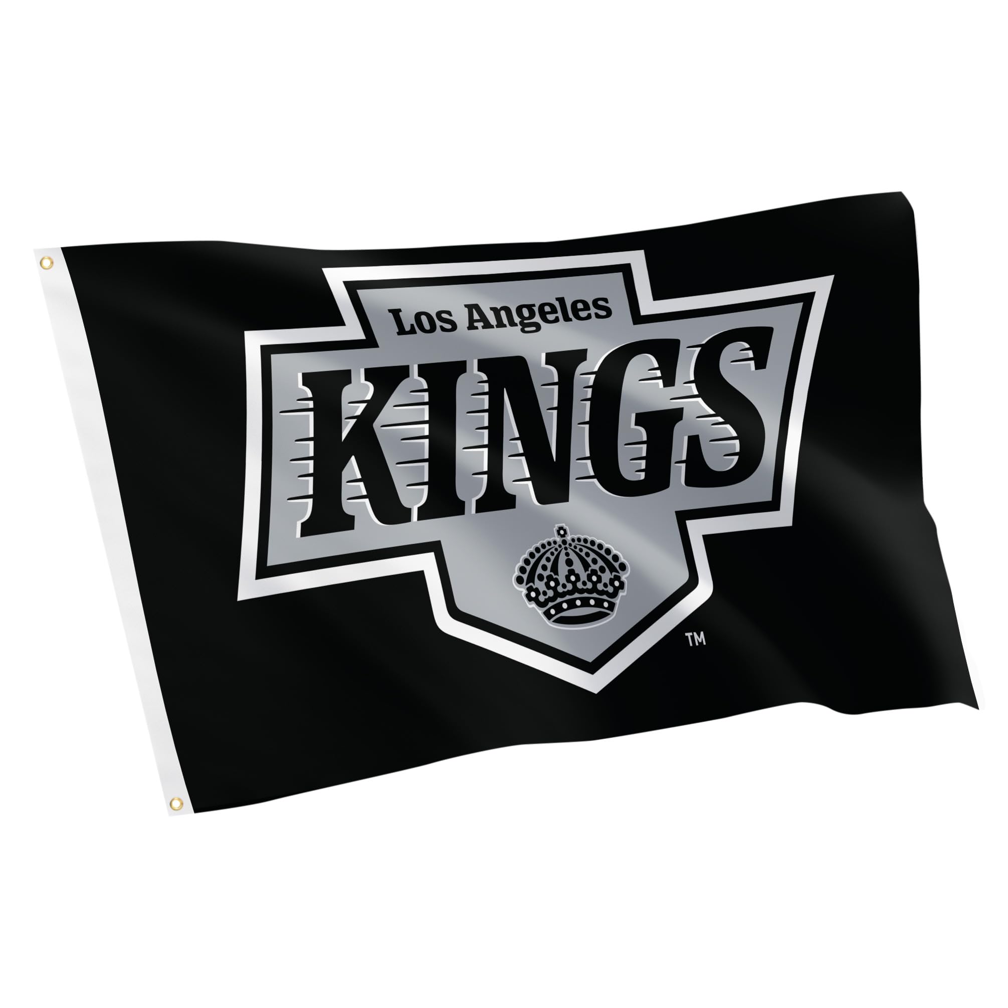 Photo 1 of Desert Cactus Los Angeles Kings Flag NHL 100% Polyester Indoor Outdoor 3x5 feet National Hockey League Team Flags LA (Flag B)