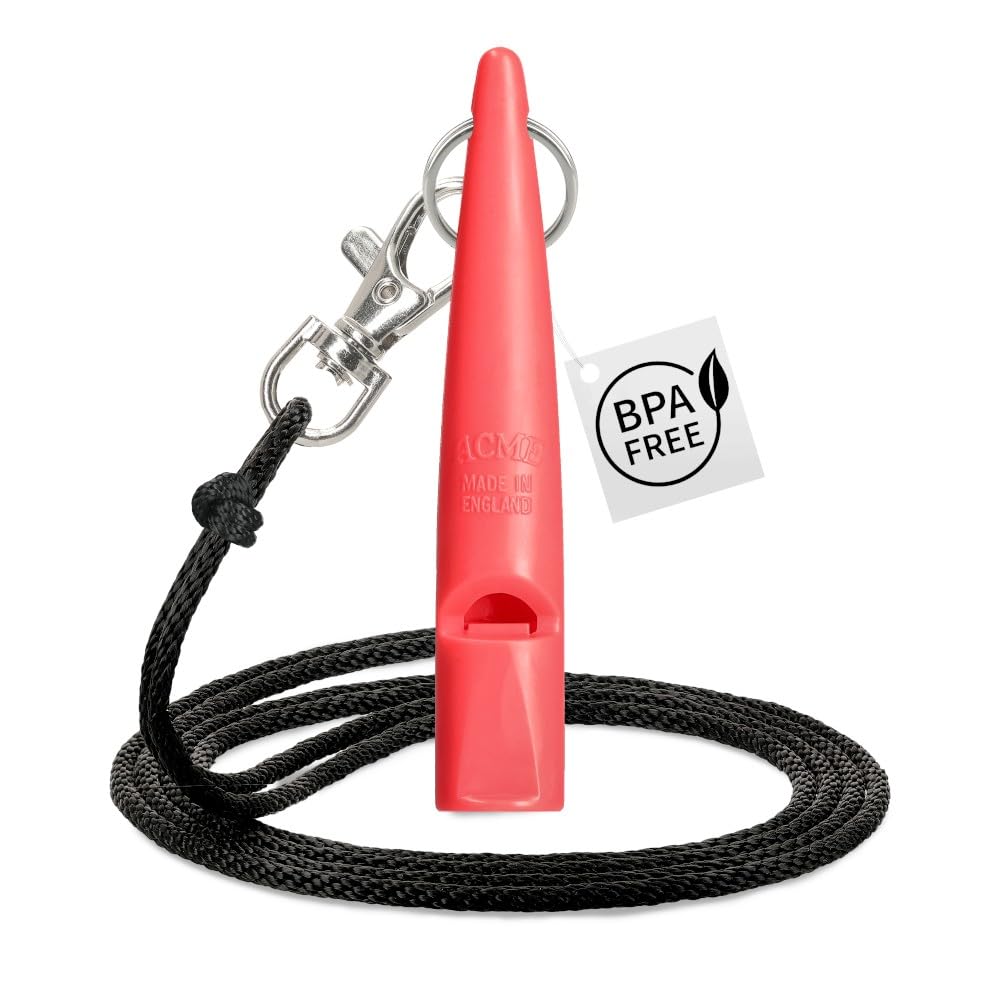 ACME dog whistle no. 211.5 with whistle strap | Original from England | Ideal for dog training | Food-Grade ABS Material | Standardized frequency | Loud and far-reaching