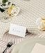 Best Paper Greetings 100 Wedding Table Place Cards with Gold Foil Polka Dot Design for Reserved Seating, Birthday, Banquet, and Events - Placecards for Table