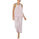 kate spade new york womens Kate Spade New York Womens Cropped Pant Pj Set