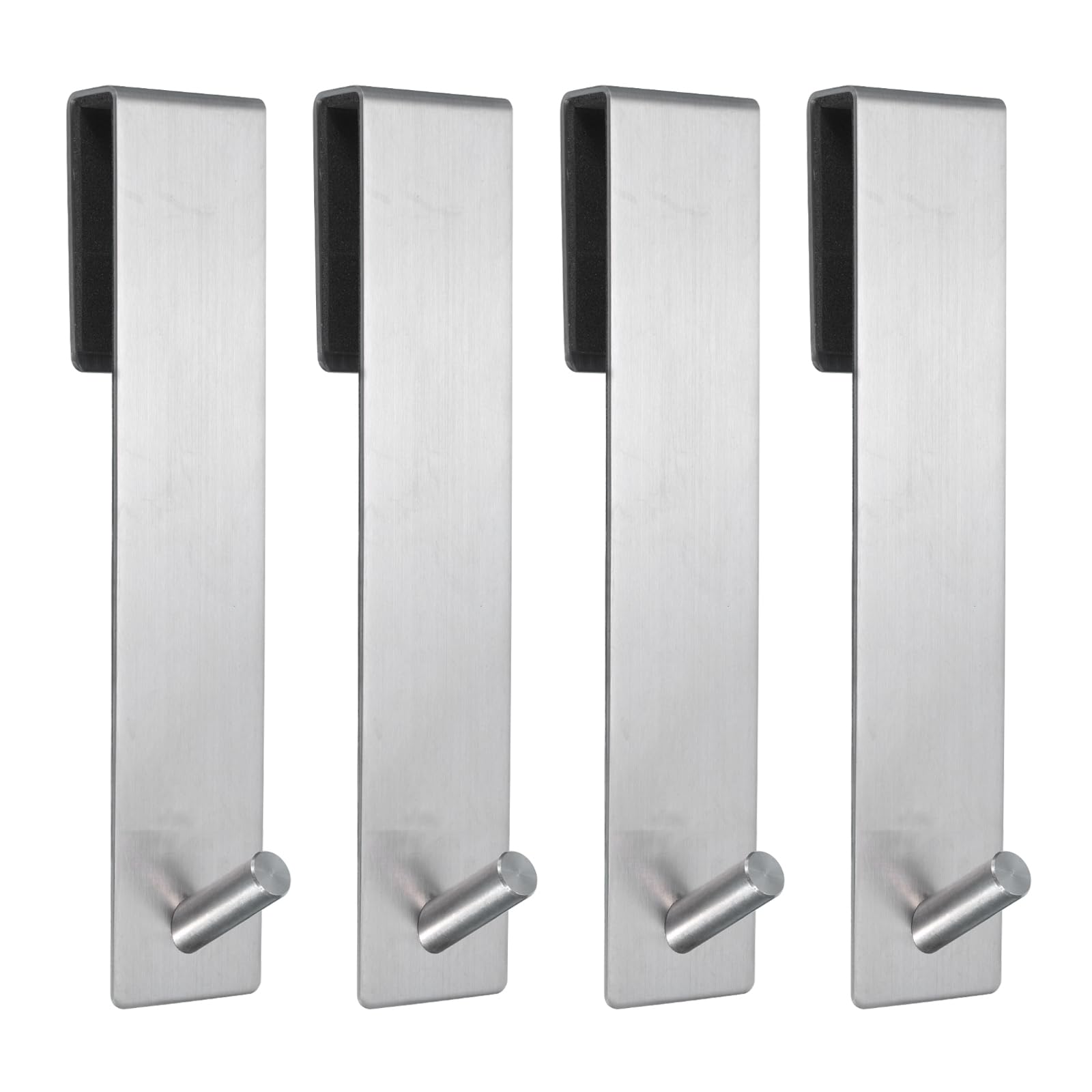 Photo 1 of uxcell 2 Pack Shower Door Hooks, 7-Inch Over Door Hooks for Bathroom Frameless Glass Shower Door for Hanging Bath Towels and Clothes, 2 Pack