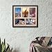 PETAFLOP 4x6 Collage Picture Frame 5-Opening Collage Frame Wood Matted Multiple Picture Frame, Set of 2
