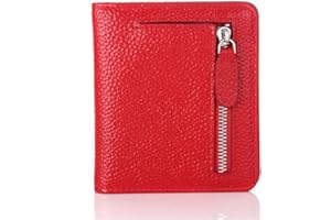 FT FUNTOR FUNTOR Small Wallets for Women, Ladies Small Compact Bifold Pocket RFID Blocking Genuine Leather Wallet for Women