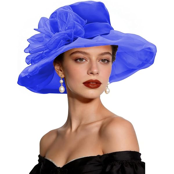 5136 2025 Kentucky Derby Fascinators Hats Tea Party Church Wedding Hats Women 2025 Kentucky -Derby Hat Classic Big Flower Fascinator  main image 4