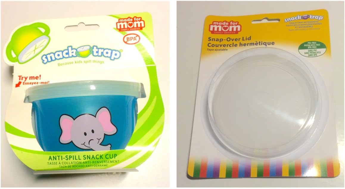 Snack-Trap Anti-Spill Snack Cup Blue