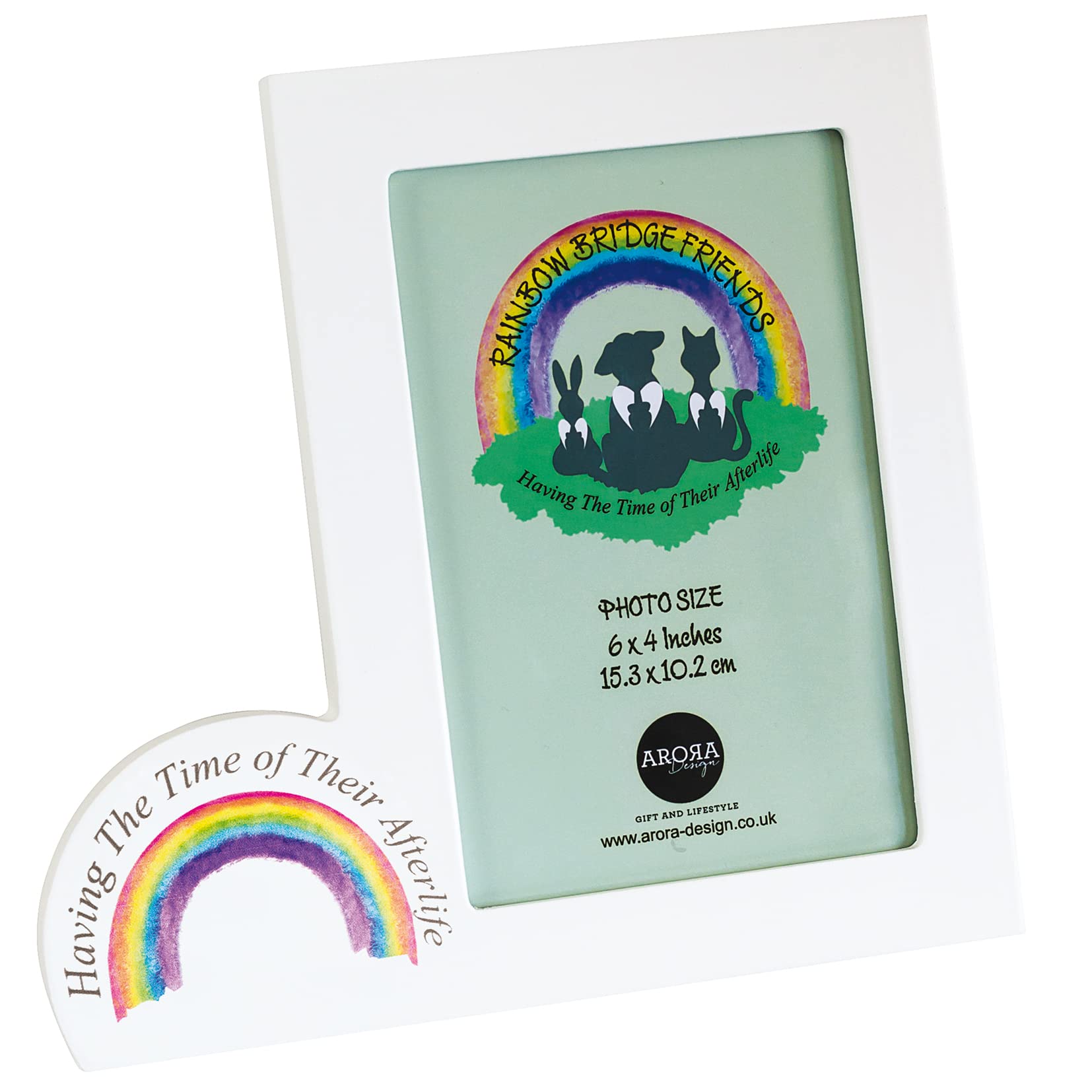 Rainbow Bridge Friends 2352 Pet Wings Photo Frame Portrait
