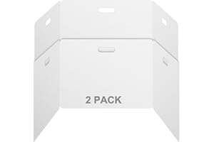 LARREEDE Privacy Shields 2 Pack Durable Easy Carry Plastic Desk Dividers-Easy to Disinfect Classroom Dividers-Portable Divider-Re-usable Privacy Divider