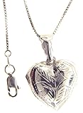 Beautiful! Sterling-silver Heart Locket With
