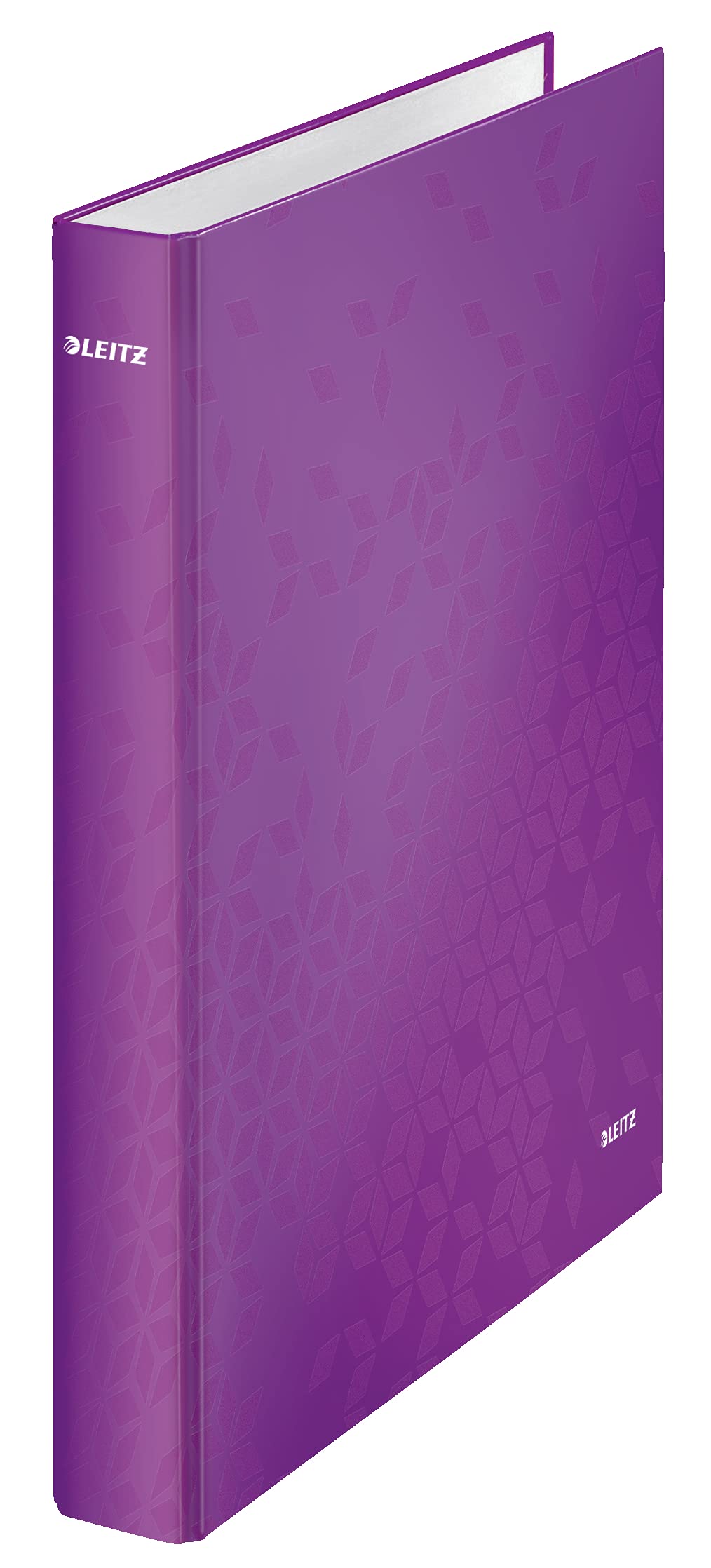Leitz 2 Ring Binder, Holds up to 230 Maxi Sheets, Wow Range, 40 mm Spine, 42410062 - A4, Purple