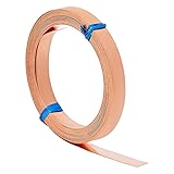 BENECREAT 19.69 Ft Flat Pure Copper Wire, 8mm Wide