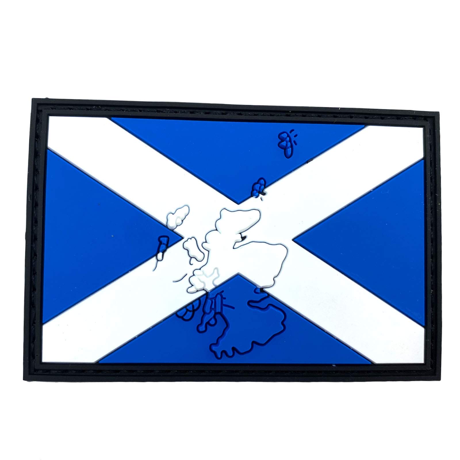 Embossed Scotland Scottish Flag PVC Airsoft Paintball Patch