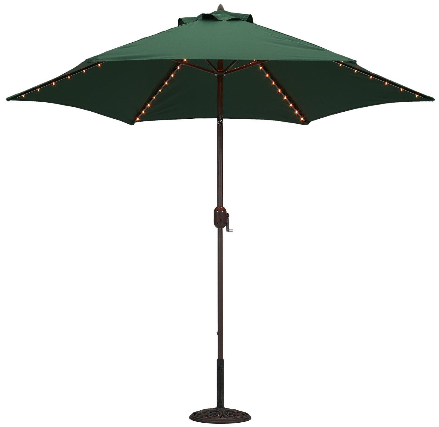 Tropishade Tropilight with LED Lighted 9 ft Bronze