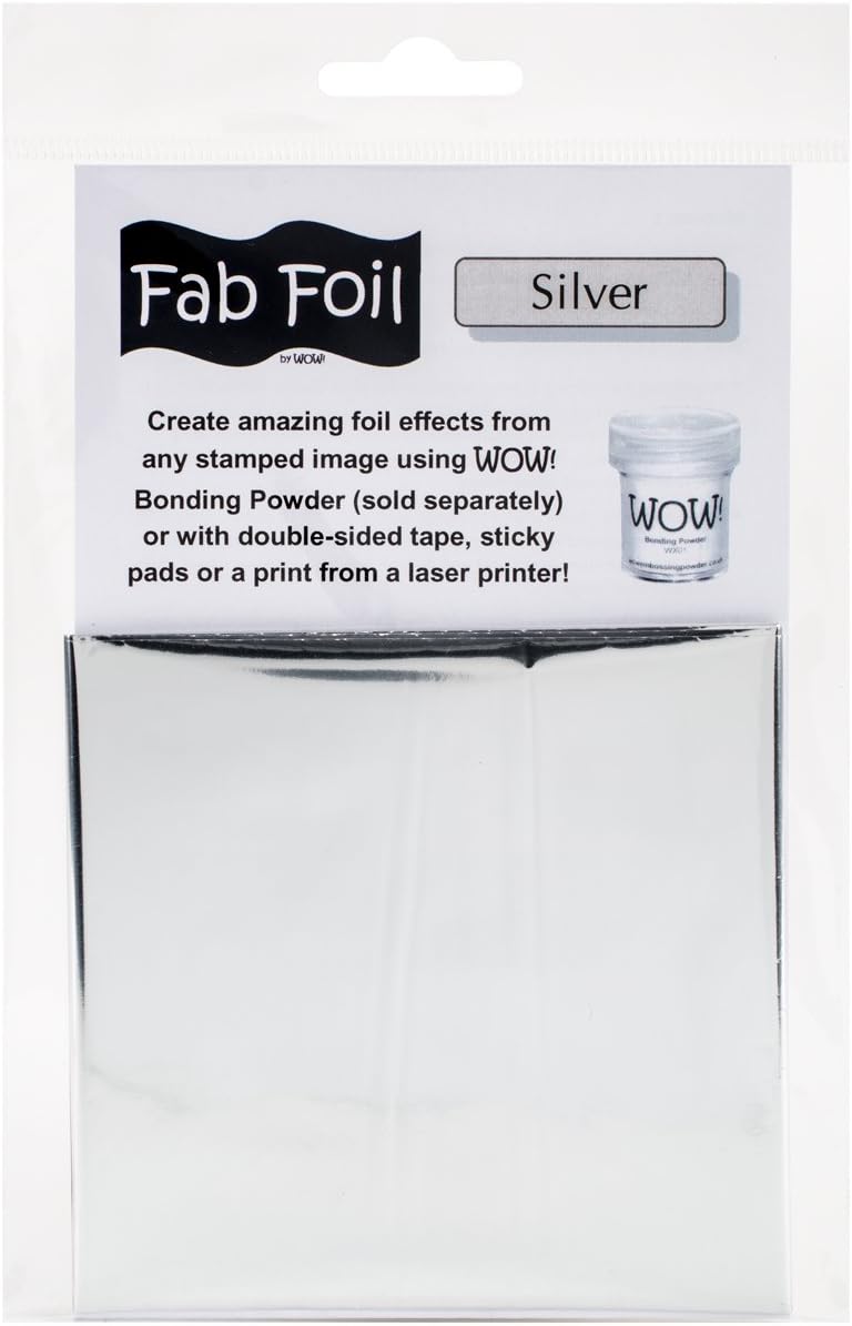 WOW! Fab Foil 4"X28"-Bright Silver