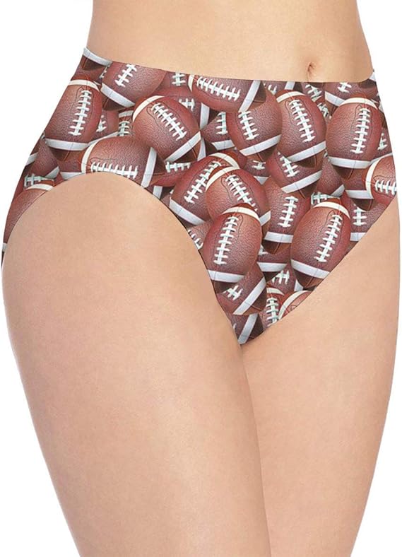 PANGCIPANGKE Football Women's Comfort Soft Cotton Underwear