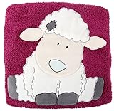Plush Baby Blanket Lamb - Baby Blanket for Girls and Boys 0-6 Months - 45 x 35 (Magenta)