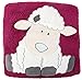 Plush Baby Blanket Lamb - Baby Blanket for Girls and Boys 0-6 Months - 45 x 35 (Magenta)