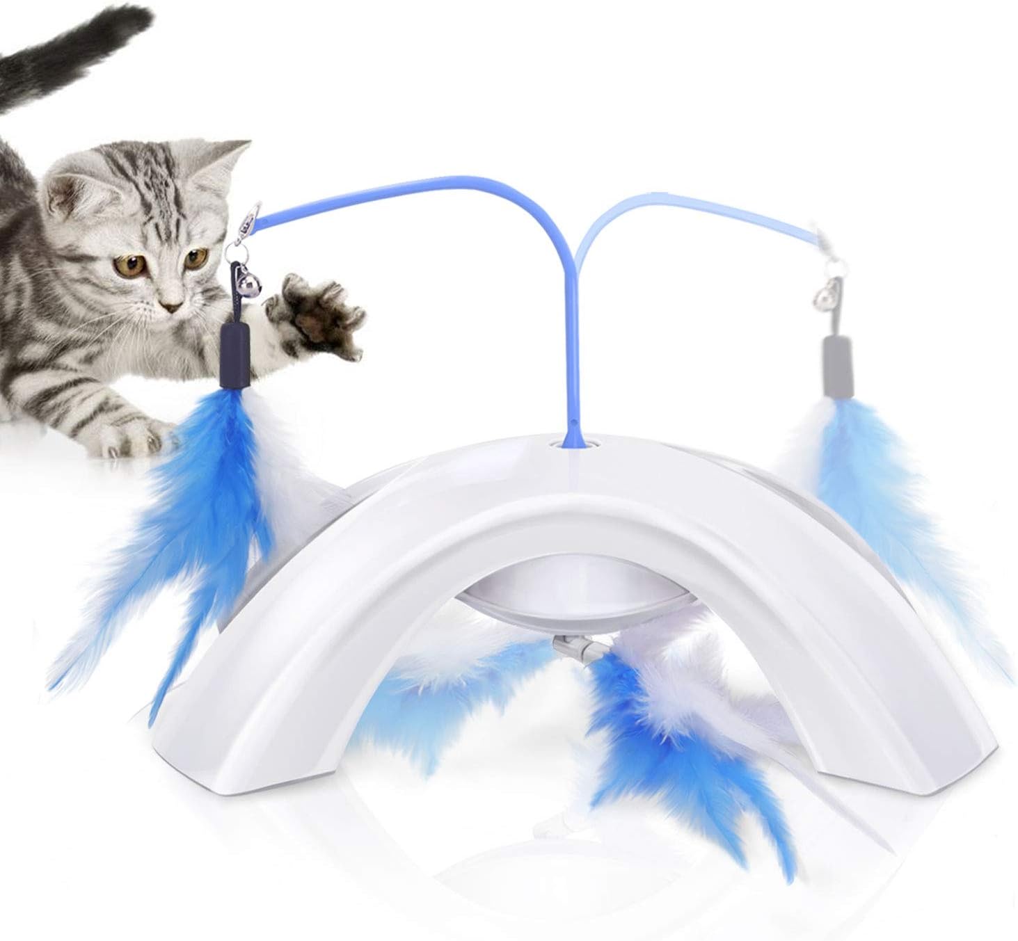 feather waggler cat toy