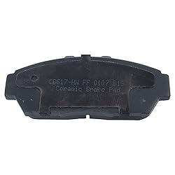 TRQ Front Brake Pads Ceramic Compatible with