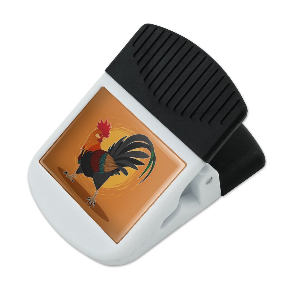 Rooster of Awesomeness Chicken Refrigerator Fridge Magnet Magnetic Hanging Hook Note Snack Clip