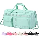 MAXTOP Gym Bag for Women Men Travel Duffle Bag Large Capacity Carry On Weekender Overnight Bag With Shoe Compartment Gym Tote Dry Wet Separation Duffel Bag for Travel