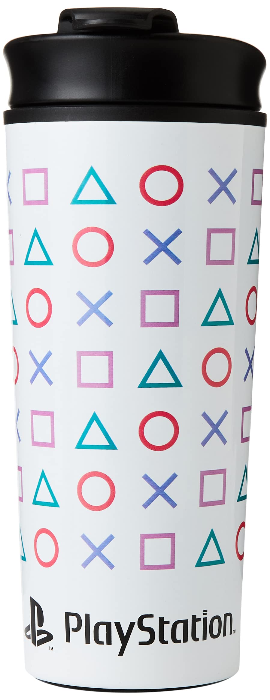 Pyramid International MTM25995 Playstation (Shapes) Metal Travel Mug, 2 Count (Pack of 1)