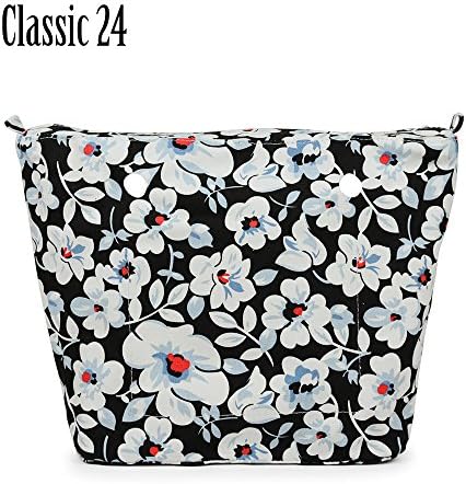 Waterproof Inner Lining Insert Zipper Pocket for Classic Obag Canvas Inner Pocket for O Bag