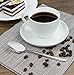Coffee Spoon, YoJiSa Stainless Steel Americano Spoon Set of 12, Spoon Rest Set for Dessert, Tea, Ice Cream, Appetizer Stirring, Mixing Seasoning Flatware,Creative Utility Kitchen Spoons