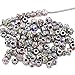 Ten Assorted Crystal Rhinestone Bead Charm Spacers