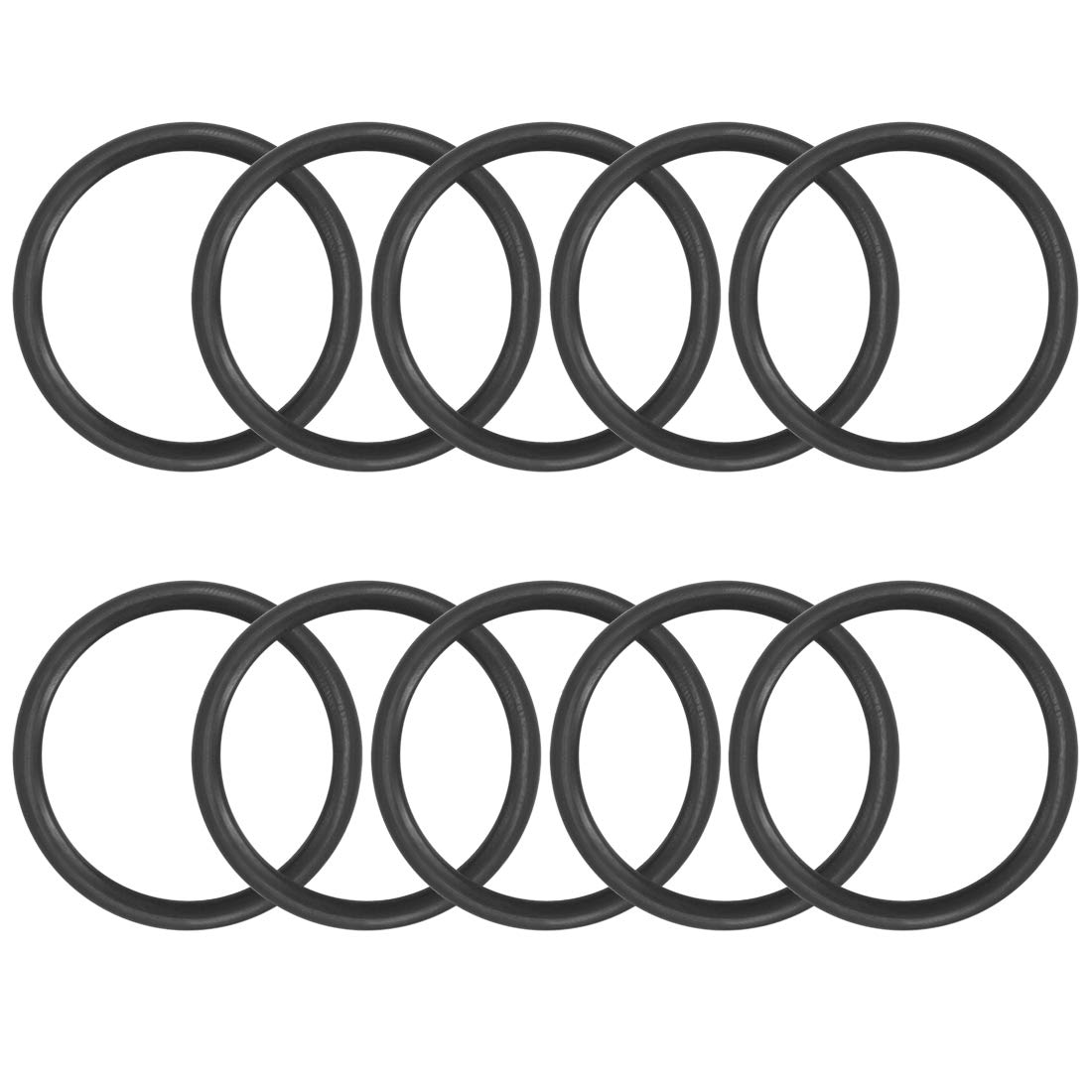 sourcing map Nitrile Rubber O-Rings 35mm OD 28.8mm ID 3.1mm Width, Metric Sealing Gasket, Pack of 10