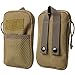 3VGEAR Compact Pocket Organizer - MOLLE Compatible EDC Pouch with Clamshell Opening and YKK Annex Clips - Rugged 600D Water-Resistant Tactical EDC Organizer - Olive Drab