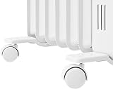 Dimplex Eco Radiator ECR15 1.5kW Oil Free Freestanding Heater White view 3