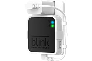 EASTKING Outlet Wall Mount for Blink Sync Module 2, Mount Bracket Holder for Bink Ourdoor Indoor Camera Security with No Messy Easy to Move (White)